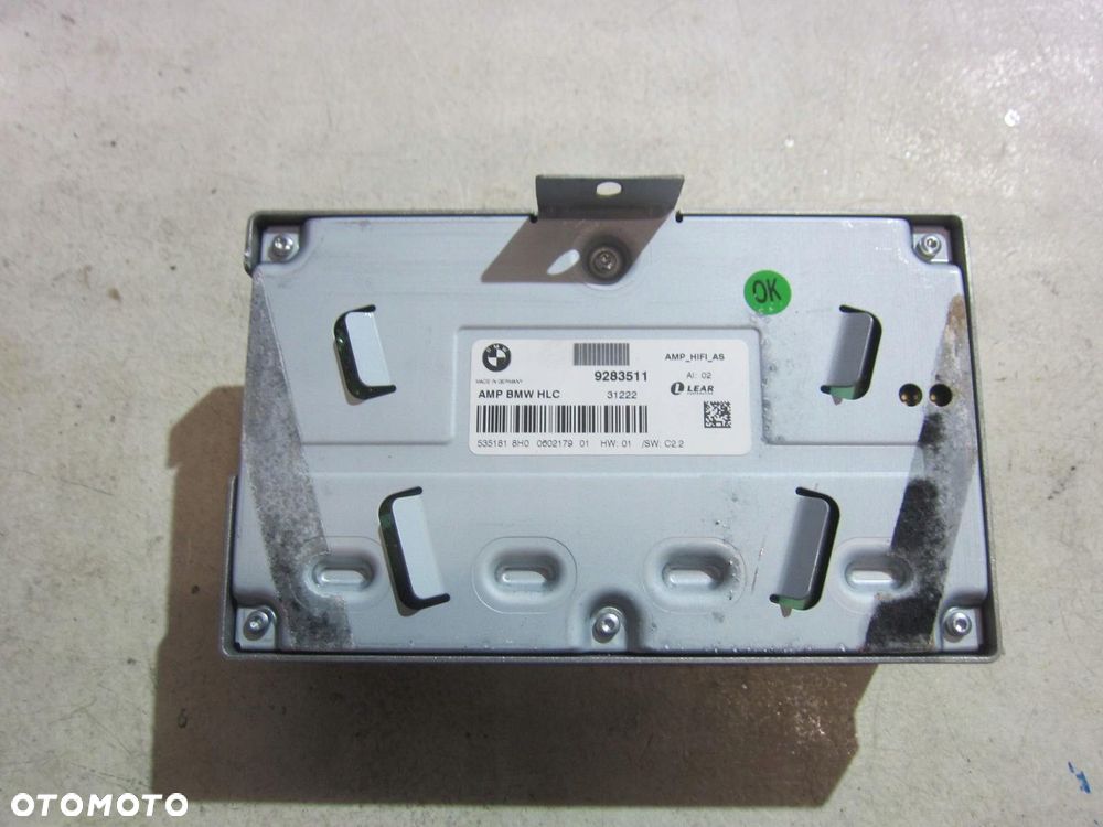 BMW 3 F30 MODUŁ WZMACNIACZ SYSTEMU HIFI 65129312447 65129312454 9283511 - 2
