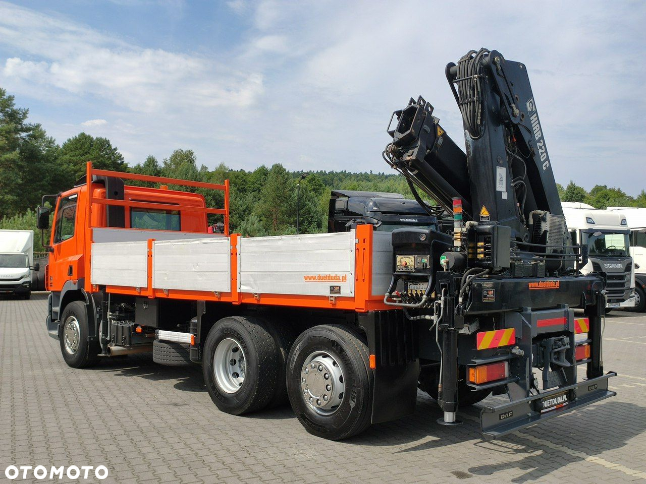 DAF CF 85.380 6x2 Oś Skrętna Skrzynia HDS HIAB 220C  + Pilot - 8