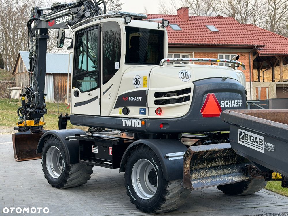 Schaeff TW110!! Terex TW110! Przyczepa! Idealny stan! [koparka kołowa] - 3