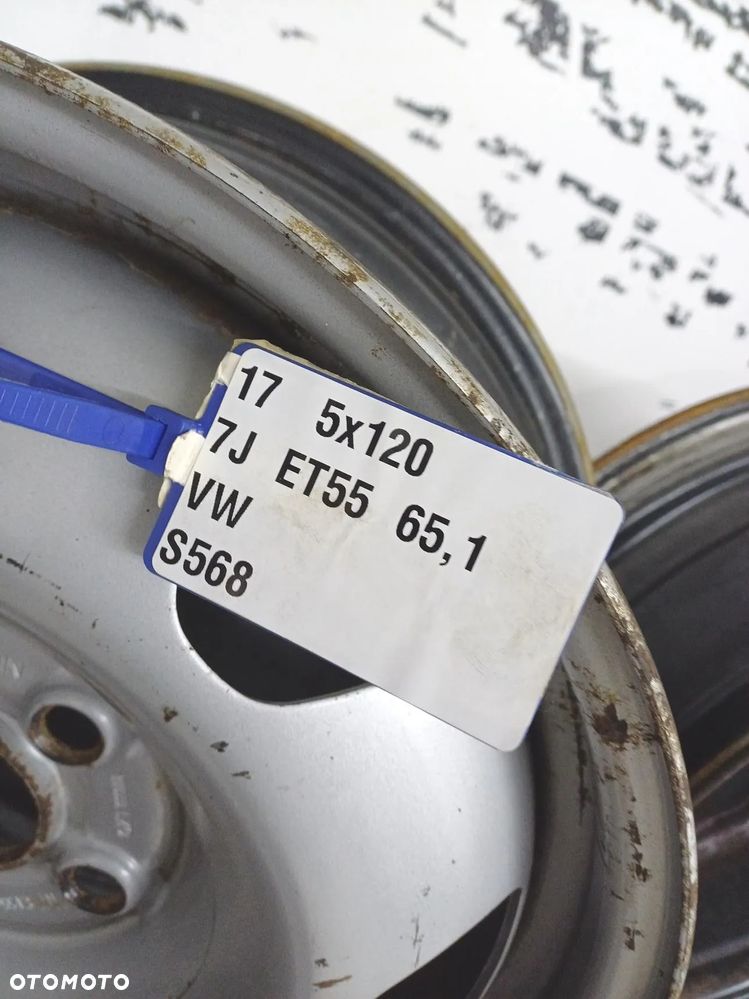 felgi stalowe 17 5x120 OEM Volkswagen transporter t5 t6 multivan   S568 - 8