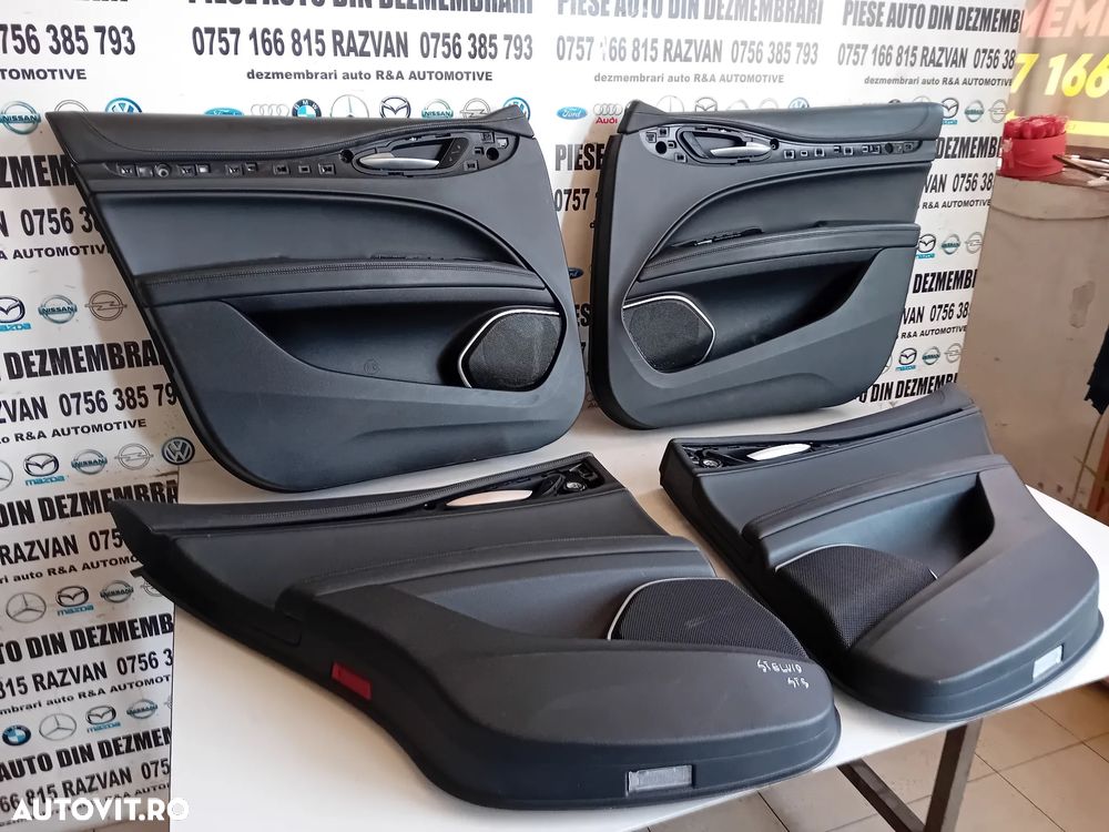 Fata Tapiterie Usa Din Piele Alfa Romeo Stelvio 2017-2022 Volan Stanga Impecabile - 8
