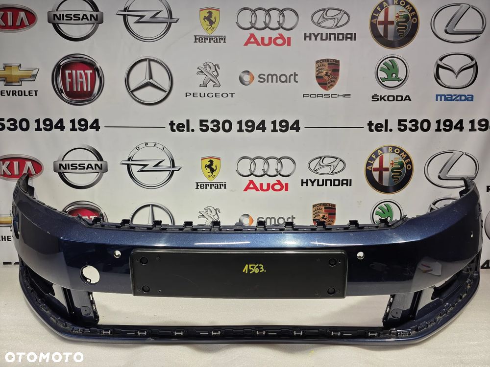 VW PASSAT B7 3AA 10- ZDERZAK PRZEDNI PRZÓD , KOLOR GRANATOWY METALIK , NA SPRYSKI + 4xPDC , NR 3AA807221 , NR AUKCJI NZ1563 - 1