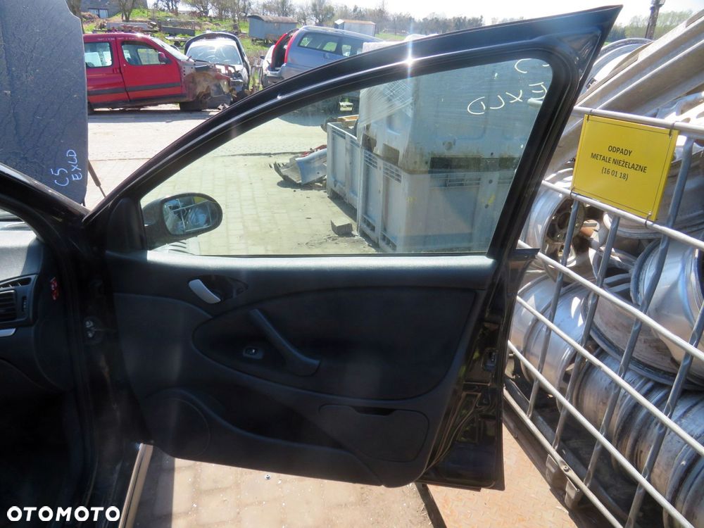 DRZWI PRZEDNIE PRAWE C5 II LIFT KOMBI EXLD  CZARNY OBSIDIEN CITROEN 2004-2007 - 5