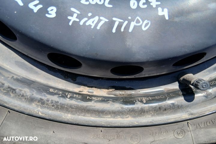 Janta tabla cu anvelopa 15 195/65 R15 ET38 6JX15H2 195/65 R15 ET38 6J - 3