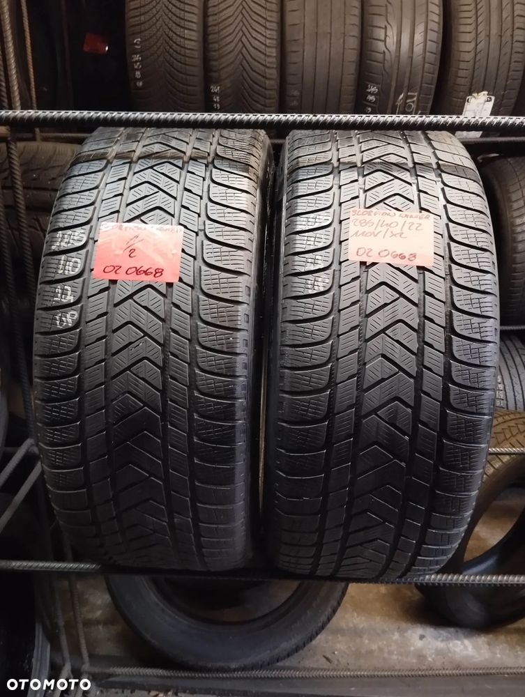 285 40 22 Pirelli Scorpion Winter 2szt zimówki - 1