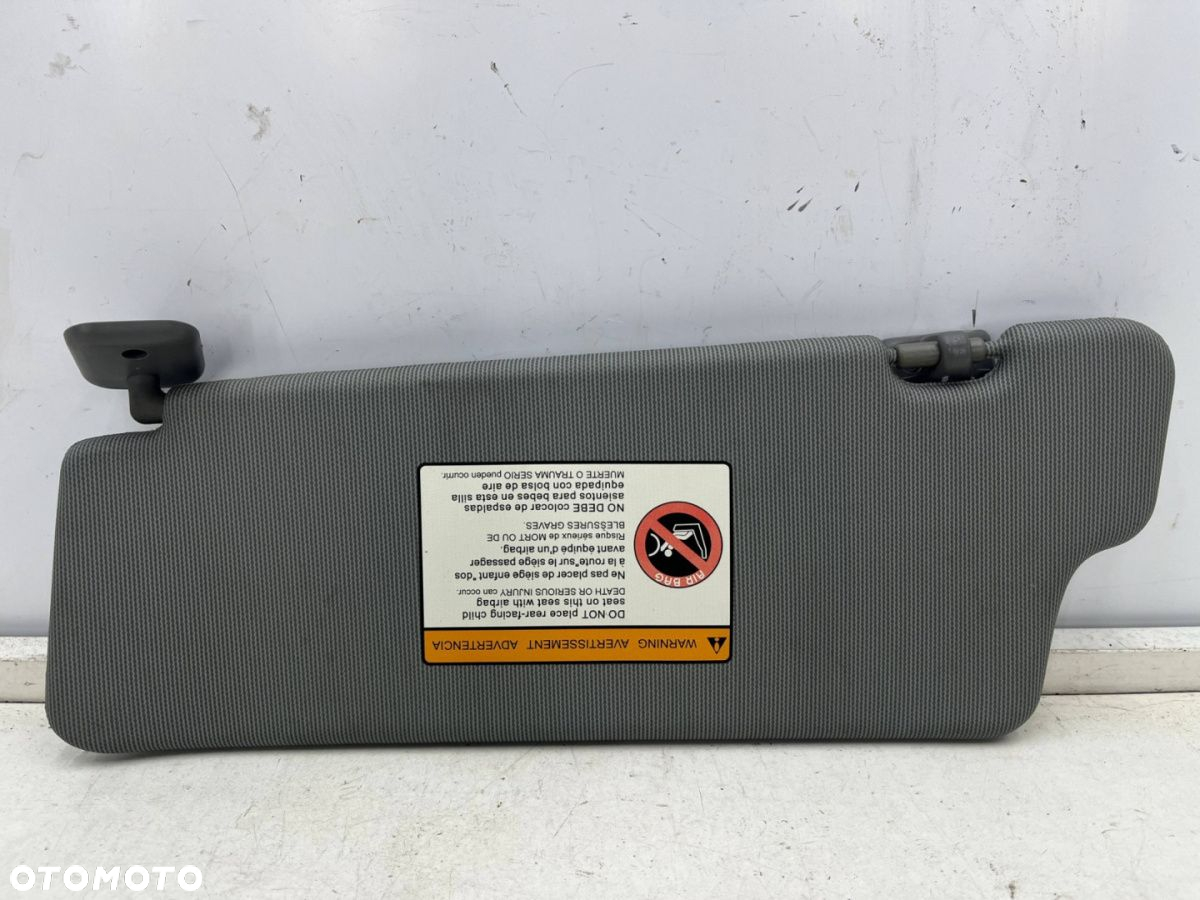 Daszek Chevrolet Nubira III J200 05-12r. prawy przeciwsłonecznik pasażera OSŁONA SŁONECZNA - 4