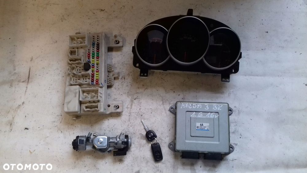 komputer lf5018881e zestaw immo mazda 3 i bk 2.0 16v 03-06 - 1