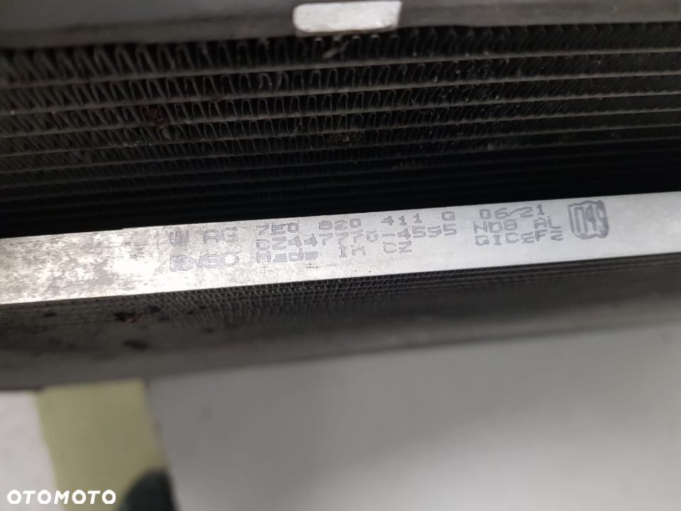 VW T6 KOMPLET CHŁODNIC 15- WENTYLATOR 7E0121207E WODA 7E0121253F KLIMA 7E0820411G - 5