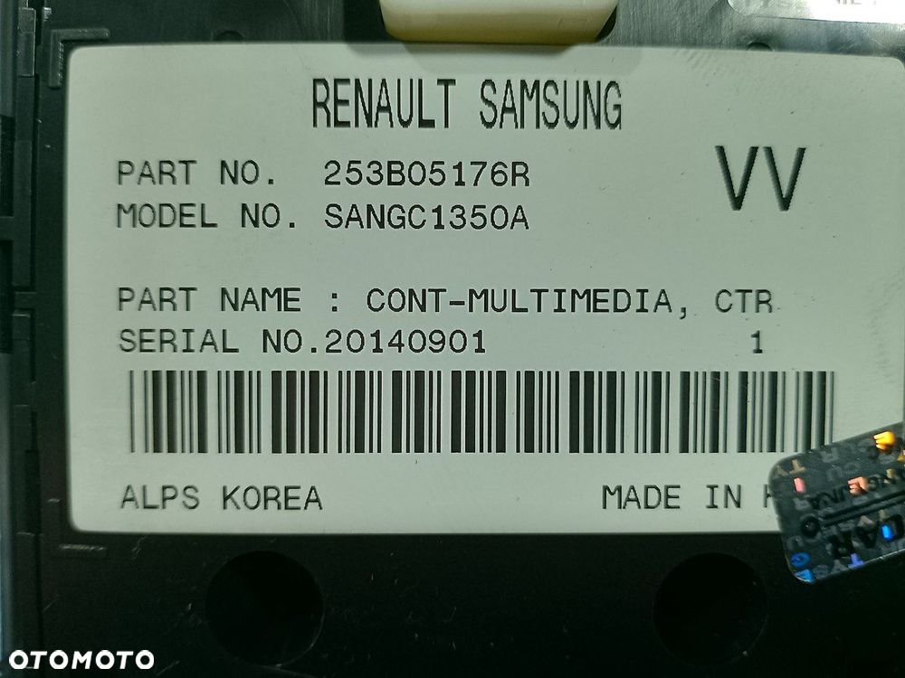 PANEL STEROWANIA RADIA RENAULT SCENIC III 253B05176R - 2