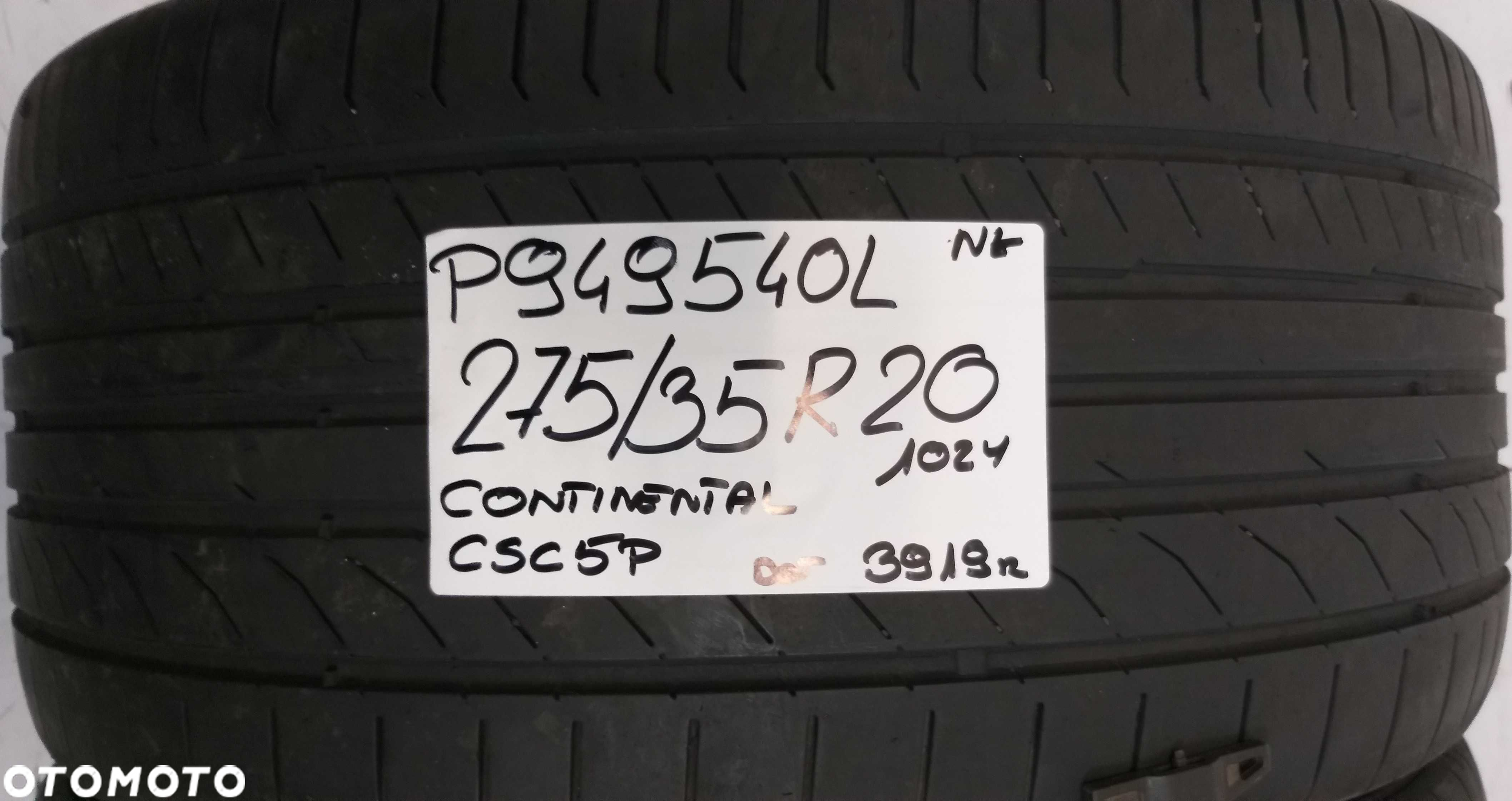 P949540L Para 275/35R20 102Y Continental CSC5 dot.3919 - 2