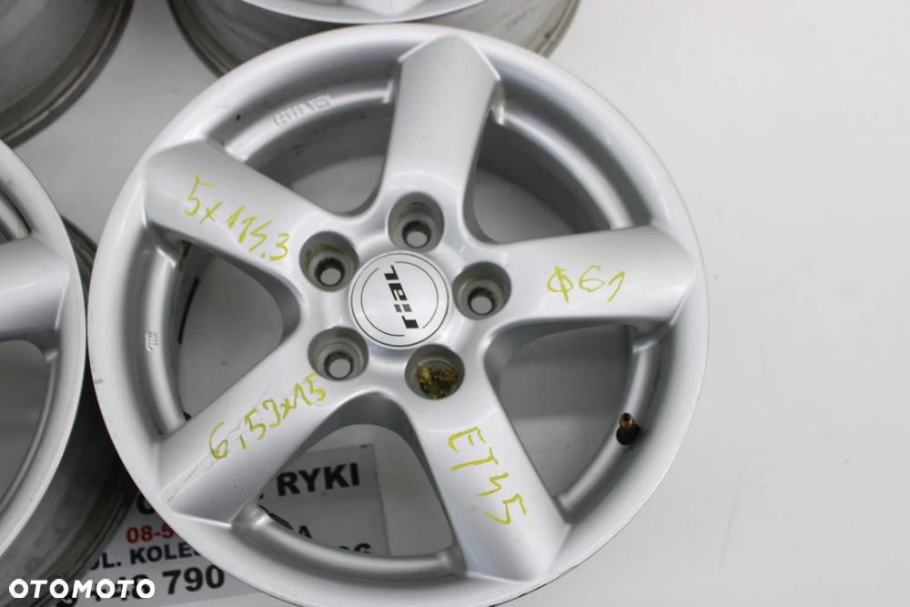Rial Alu Felgi OS655K1  6.5x15 Et45  5x114.3 - 5