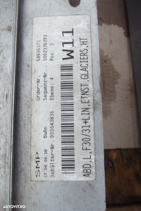 Prag BMW F30 limuzina praguri stanga dreapta BMW F30 dezmembrez F30 2L - 2