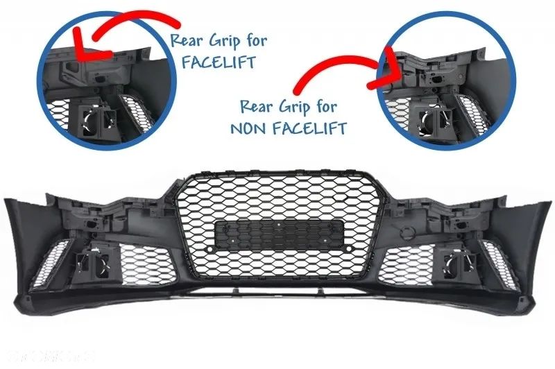 ZDERZAK PRZEDNI AUDI A6 C7 4G RS6 LOOK 2011-2015 PRZED LIFT - 7