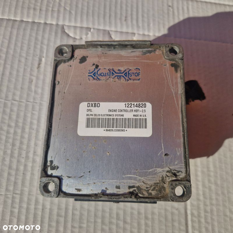 KOMPUTER ECU OPEL MERIVA 1.6 12214820 DXBD - 3