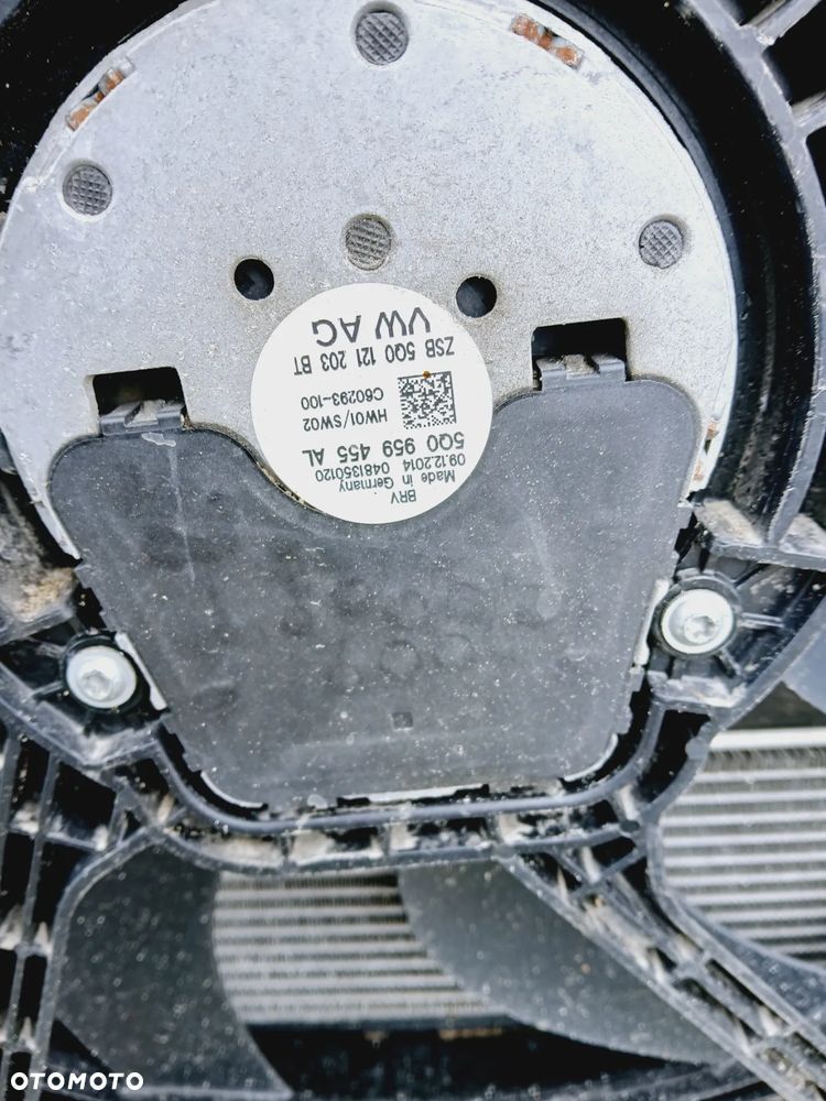 Pas Przedni Kompletny Wzmocnienie Chłodnice VW Golf VII 7 - 13