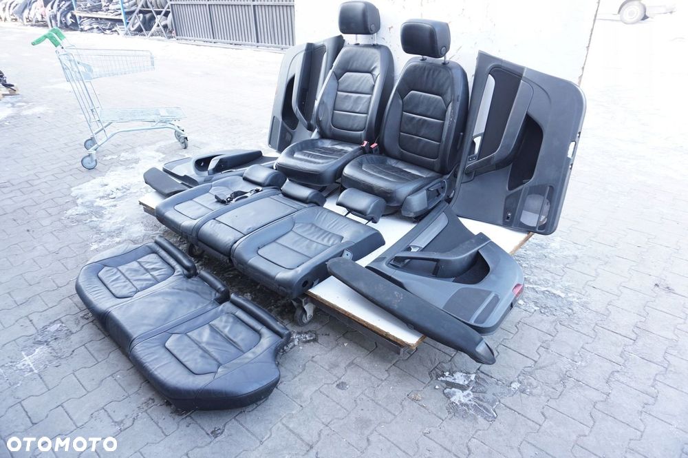 FOTELE SIEDZENIA SKÓRA VW PASSAT B7 SEDAN - 9