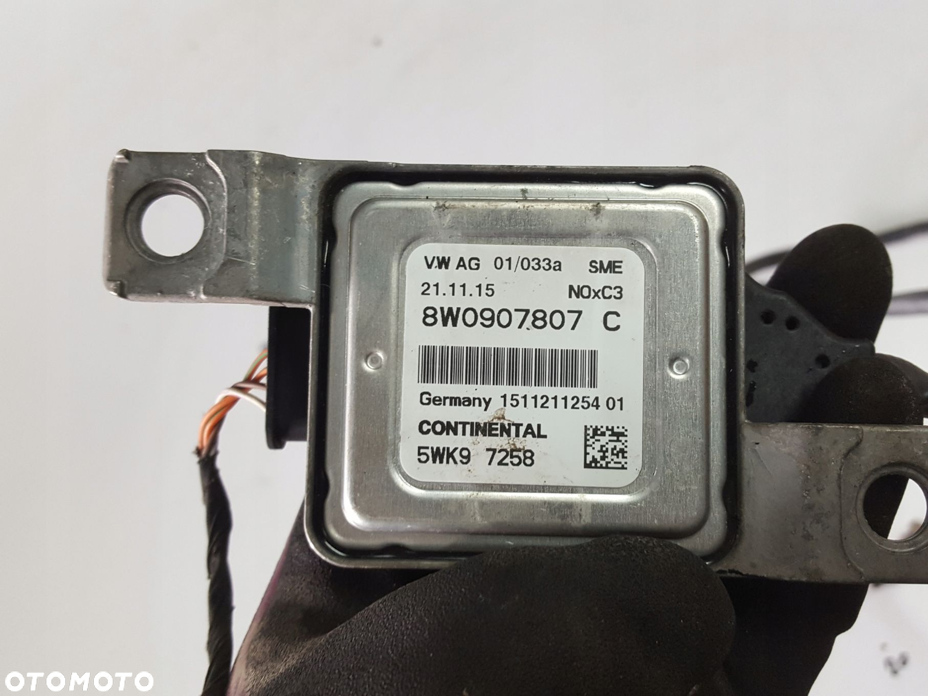 AUDI A4 B9 8W 15-18r 2.0 TDI DEU SONDA LAMBDA CZUJNIK NOX 8W0907807C - 3