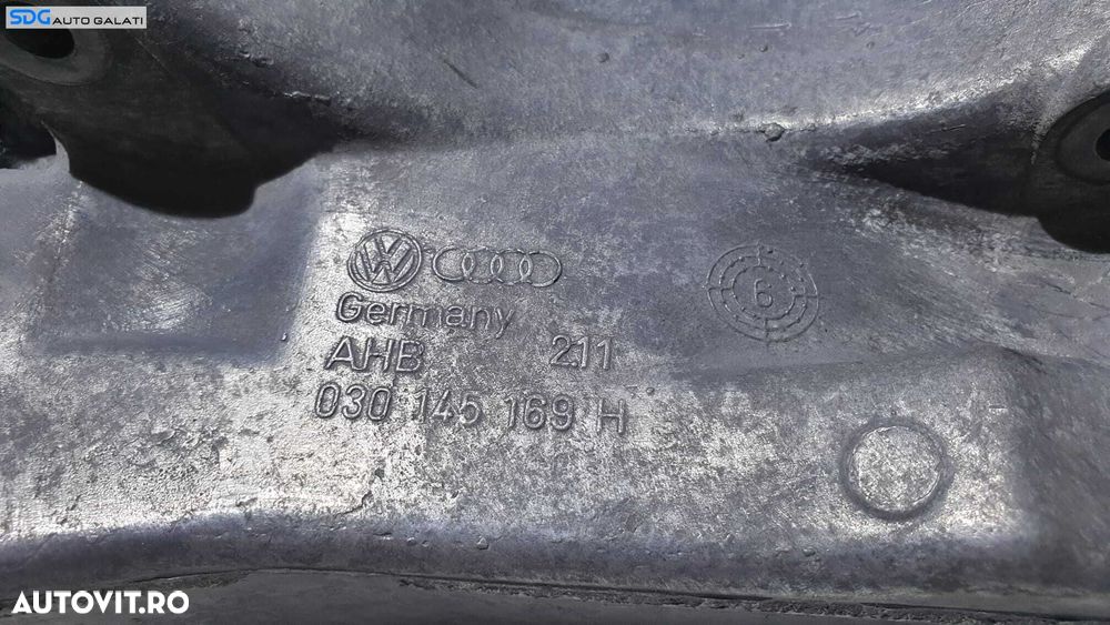 Suport Alternator Cu Rola Intinzatoare Curea Accesorii Motor Volkswagen Bora 1.6 16V ATN AUS AZD BCB BAD 1999 - 2005 Cod 030145169H [D0087] - 1