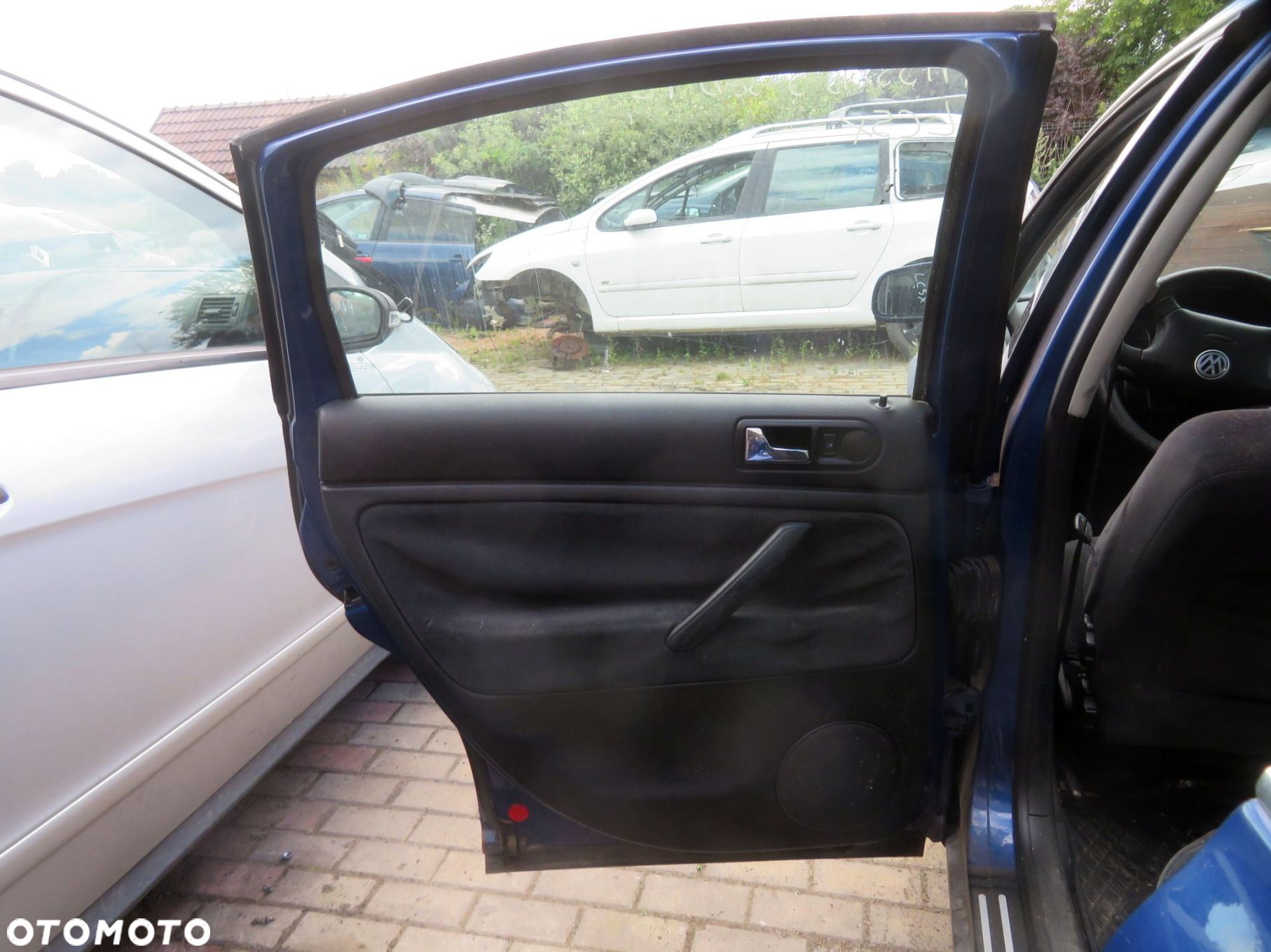 DRZWI TYLNE LEWE PASSAT B5 LIFT SEDAN LC5X  NIEBIESKI VOLKSWAGEN 2001-2005 - 5