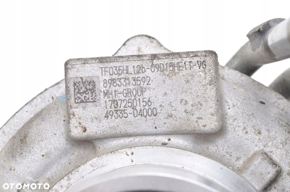ISUZU D-MAX II 2018r 1.9 DDI 163KM RZ4E-TC TURBINA 8983313592 49335-04000 - 6