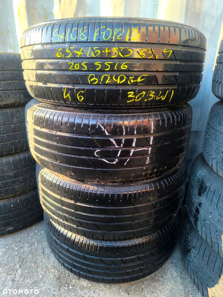 5x108 Felgi Stalowe Stal 16 Koła Letnie Lato FORD MONDEO MK3 MK4 MK5 FOCUS KUGA CMAX TOURNEO TRANSIT CONNECT SMAX GALAXY II III 23 VOLVO C30 V40 S40 V50 V40 4mm Legnica ALU-RAD 205/55 - 7