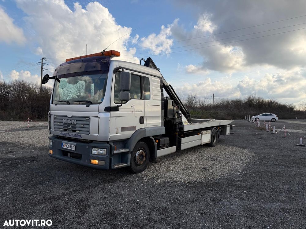 MAN TGL12.210 Macara/Placa hidraulica/Furca - 1