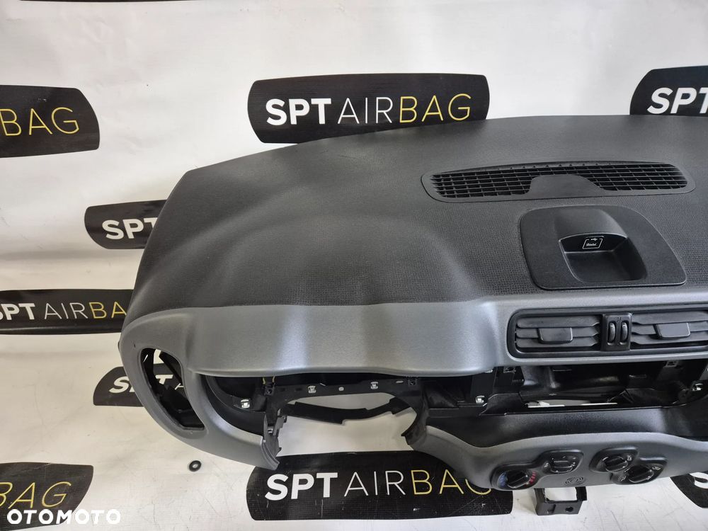 FIAT PANDA DESKA ROZDZIELCZA KONSOLA KOKPIT PULPIT PODUSZKI AIRBAG AIR BAG PASY KIT SET - 2