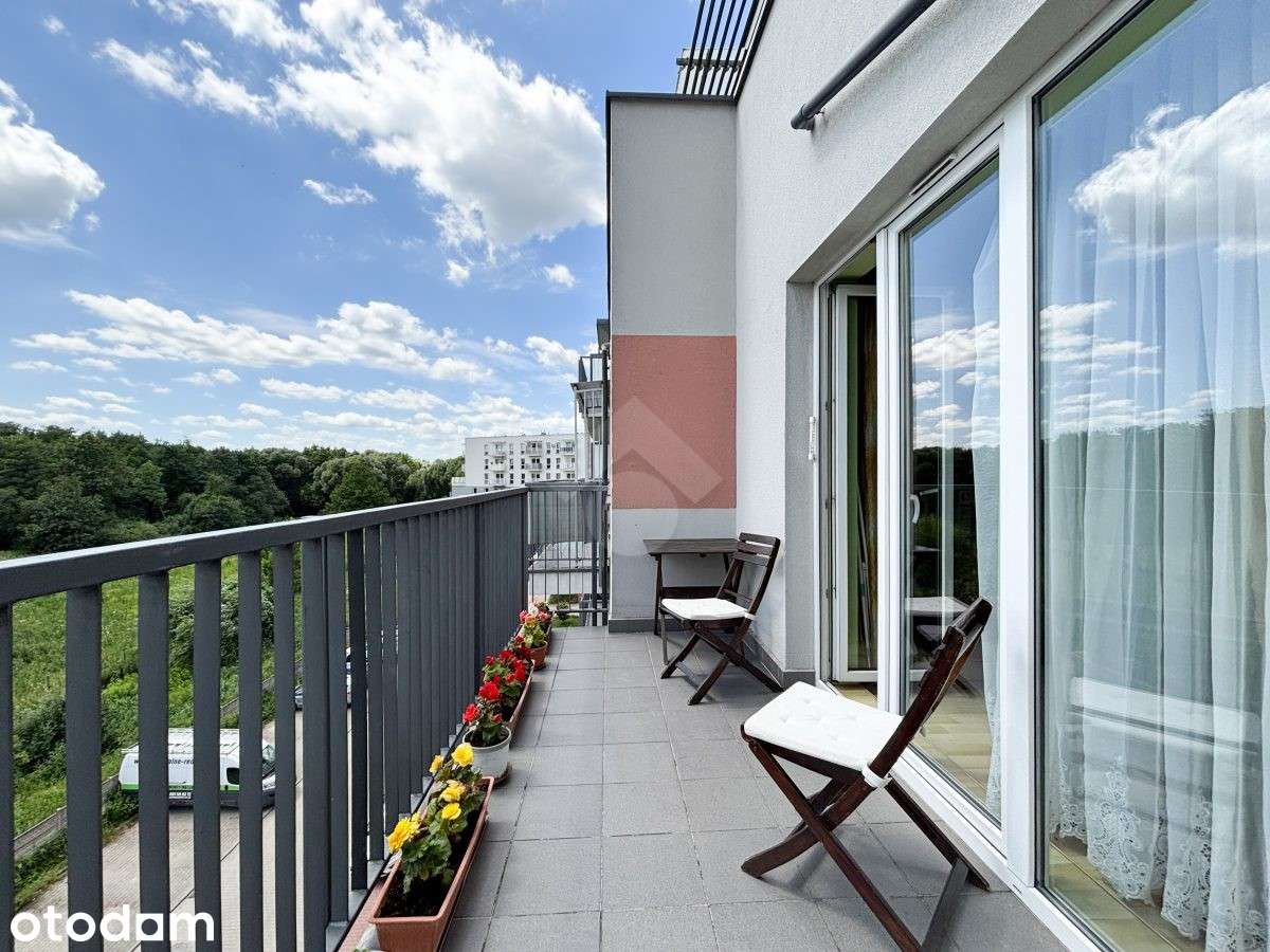 Dwustronna ekpozycja - 2 pokoje - BOREK FAŁĘCKI - Balkon