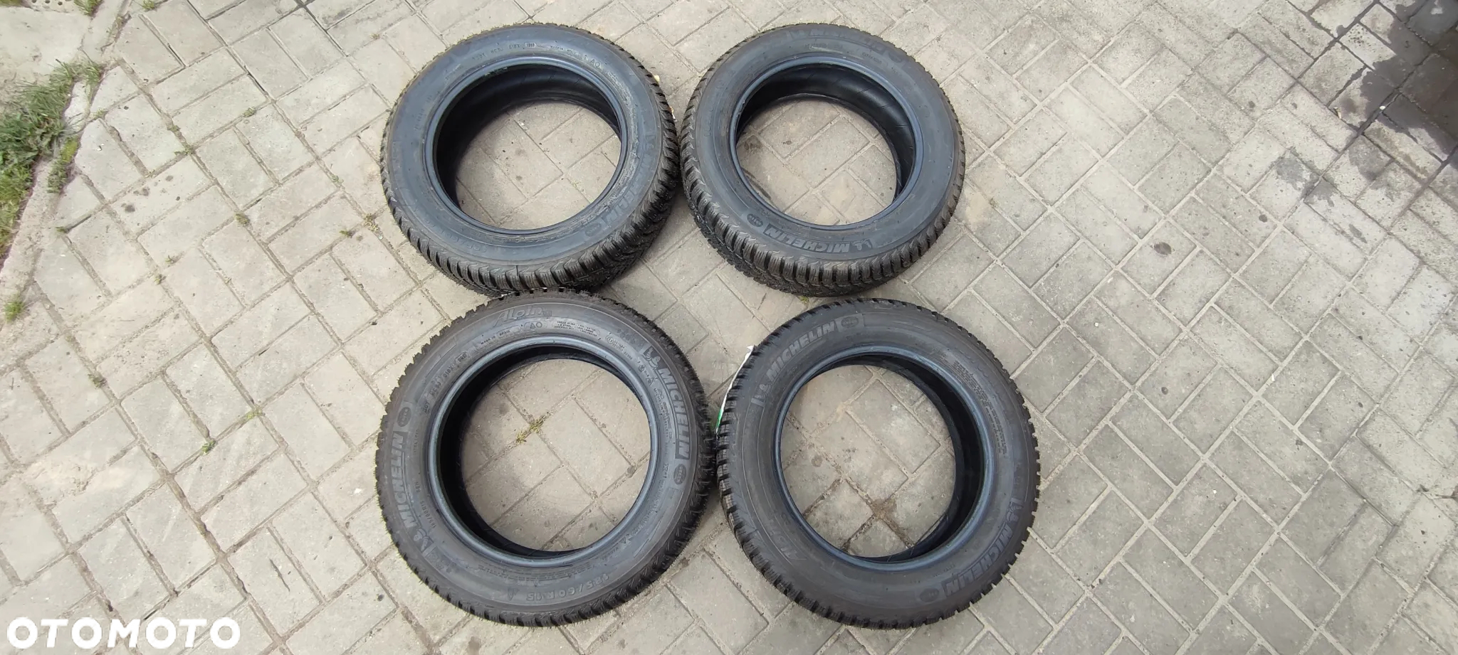 OPONY ZIMOWE 185/60 R15 MICHELIN ALPIN A4 (0817) ZIMA 4 SZTUKI KOMPLET - 2