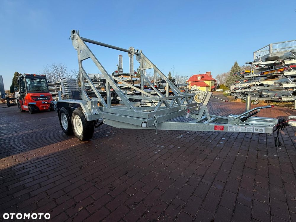 Niewiadów Przyczepa kablowa do przewozu szpuli bębna Niewiadów KB-35 średnica bębna 260cm 3500kg - 6