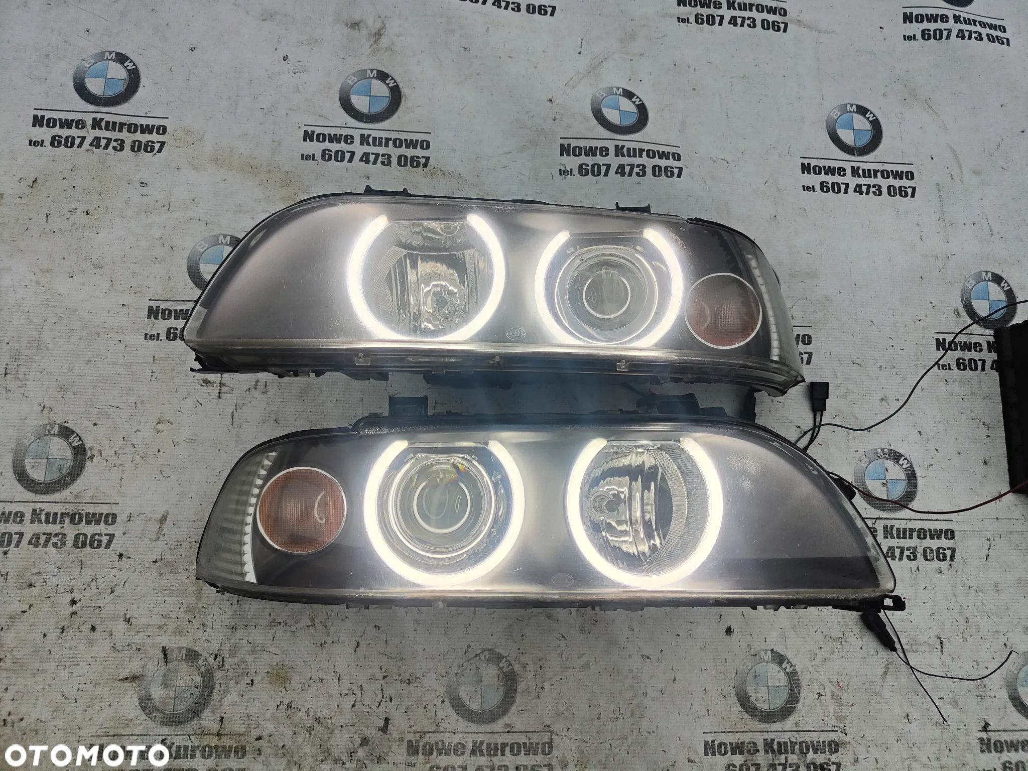 BMW E39 Lifting Lampa Przednia Lewa Prawa BiXenon Kierunek w ringach - 20