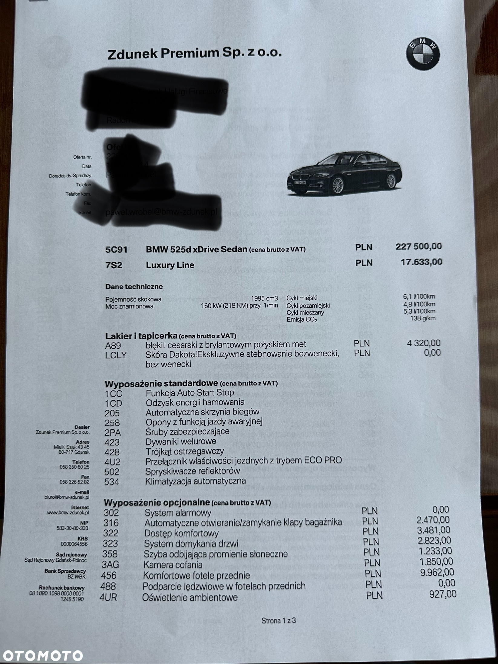 BMW Seria 5 525d xDrive Luxury Line - 30