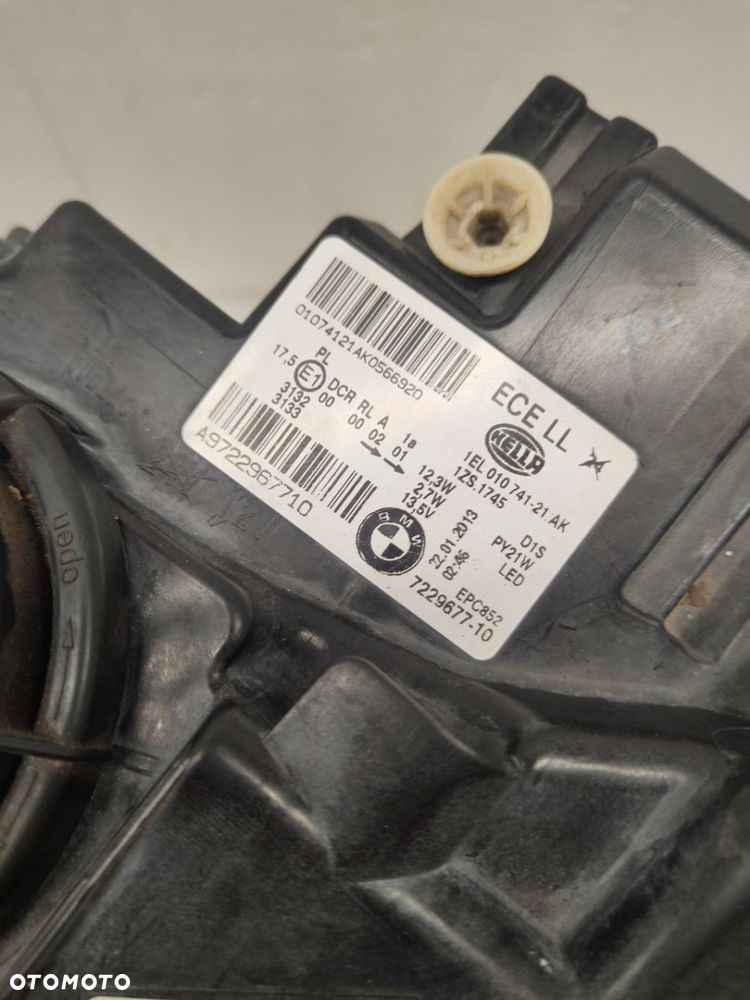BMW 1 F20 SM XEN NIE SKRĘTNY LAMPA LEWY PRZÓD 7229677 - 6