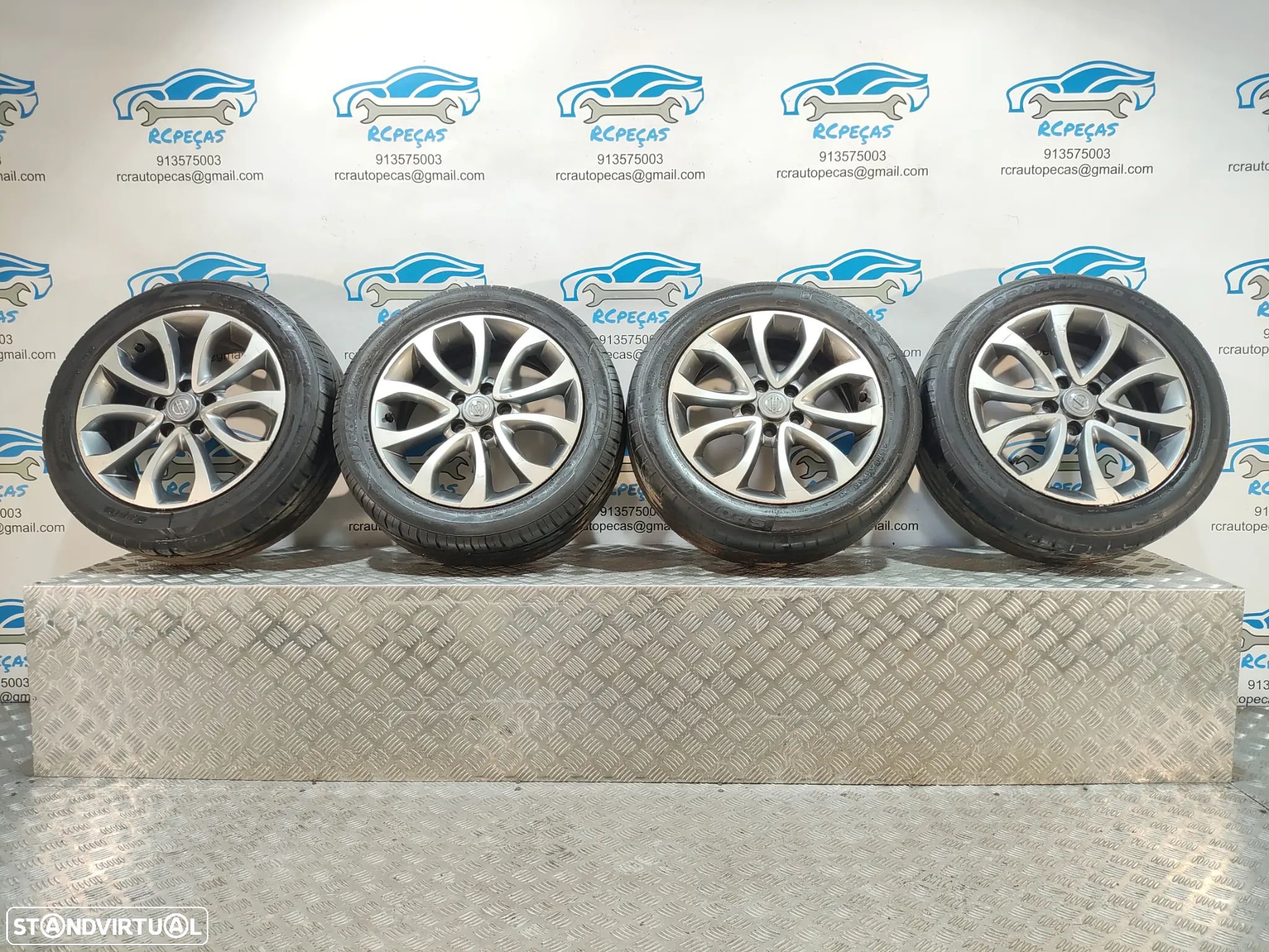 JANTES ORIGINAIS NISSAN JUKE TEKNA 17 POLEGADAS 7J ET47 5X114,3 - 1