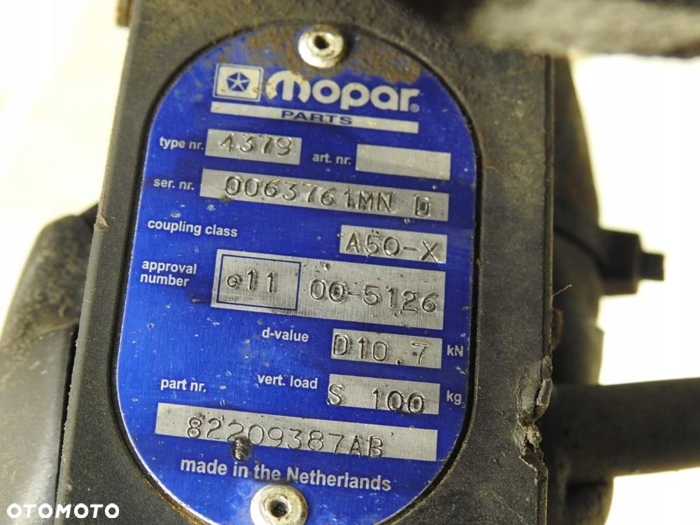 HAK HOLOWNICZY CHRYSLER 300C KOMBI 82209387AB - 11
