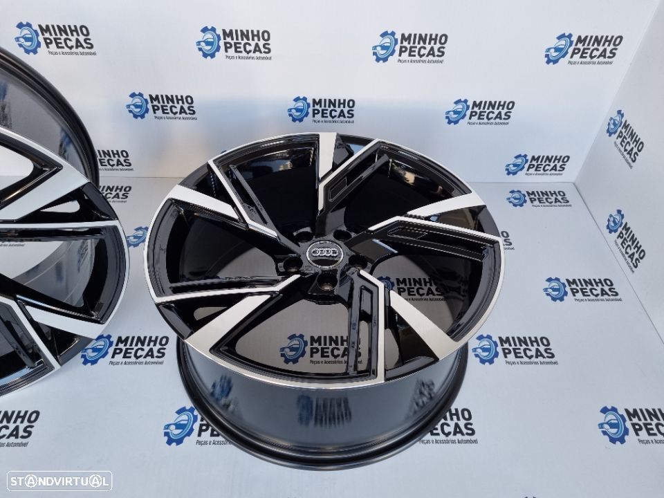 Jantes Audi Novo RS6 em 19 Preto Polido - 7