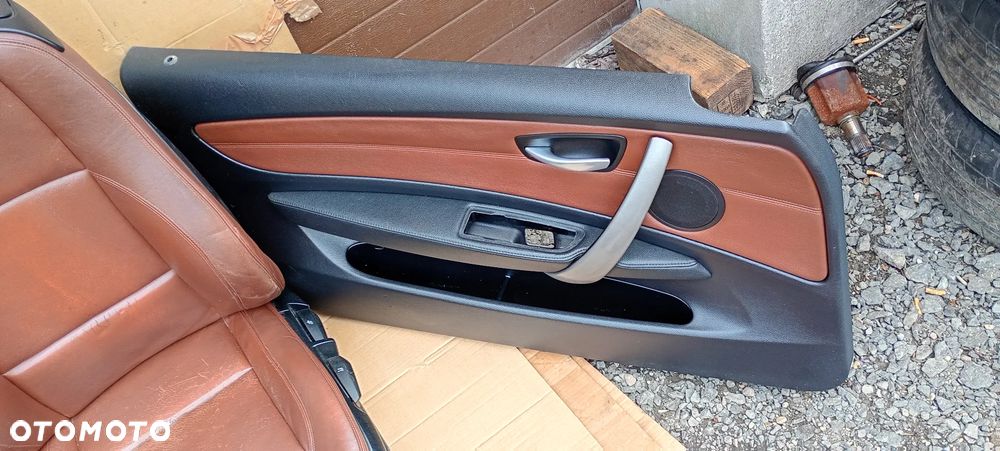 Fotele kanapa boczki komplet skóra BMW 1 E81 3D - 2