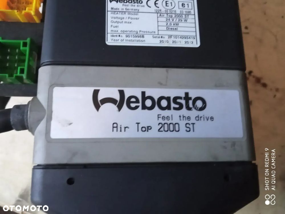 WEBASTO RENAULT midlum premium  DXI  AIR TOP 2000 ST komplet - 1