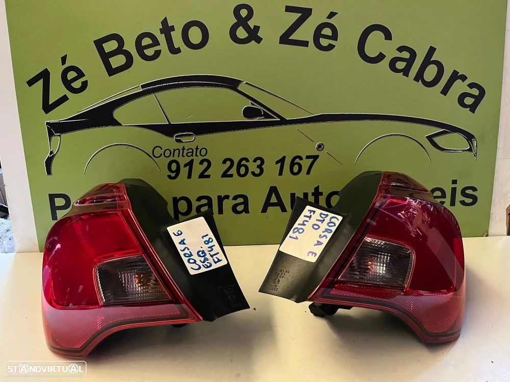 OPEL CORSA E FAROLIM DIREITO ESQUERDO - FT481 - 1