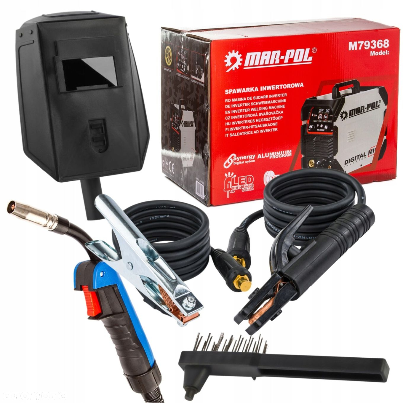 SPAWARKA DO ALUMINIUM SYNERGIA 250A INWERTEROWA MIG MMA TIG MIGOMAT - 9
