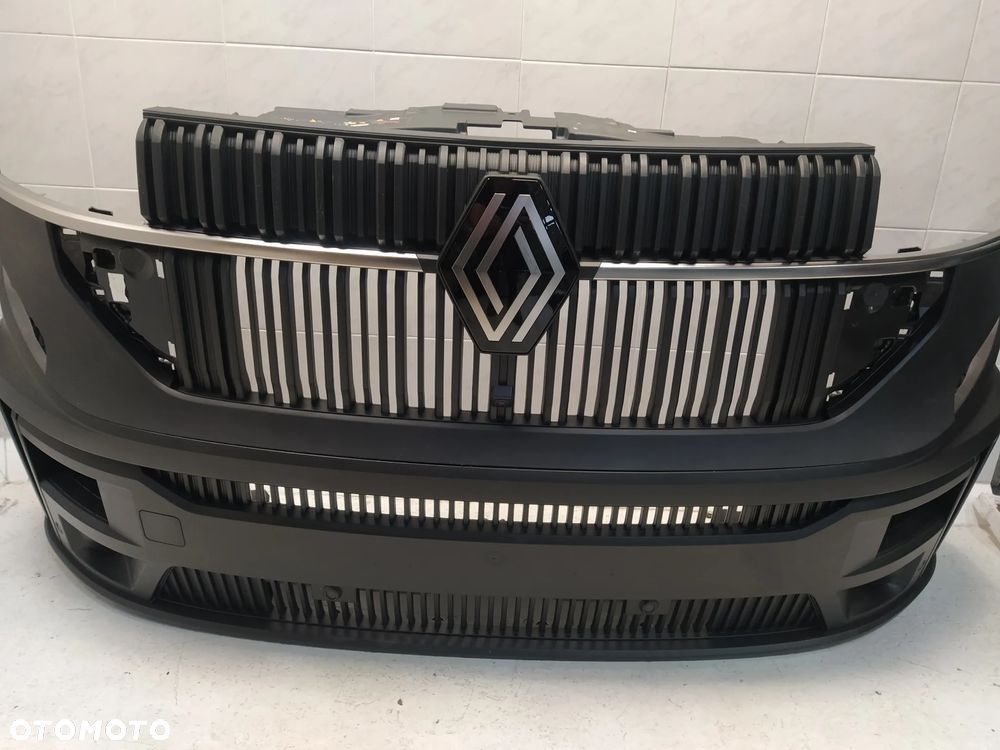 RENAULT MASTER IV V 24- ZDERZAK PRZÓD PRZEDNI GRILL ATRAPA CHŁODNICY LAMPY REFLEKTORY LEWA PRAWA 6xPDC HALOGENY KOMPLET NOWY ORYGINAŁ - 6