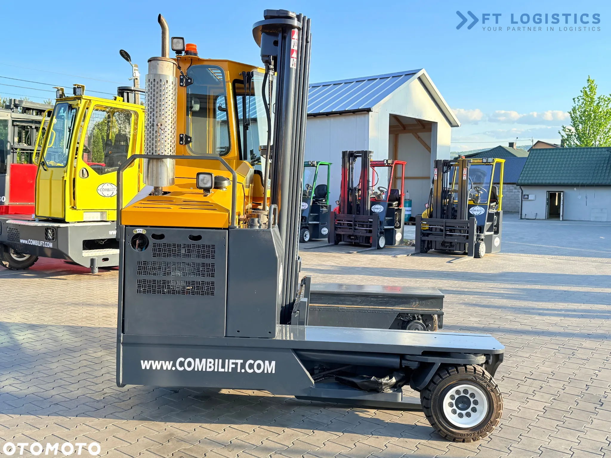Combilift C4000 / GAS / TRIPLEX - 5600MM / WOLNY SKOK / PRZESUW WIDEŁ / JAK NOWY - 10