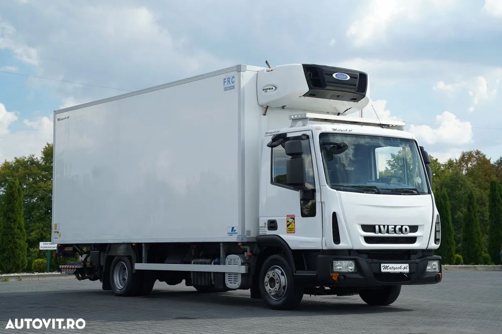 MAN EUROCARGO / 4x2 / FRIGIDER 5.5 M / CAMIOANĂ SUPRA 550 UNITĂȚI / DHOLLANDIA LIFT / EURO 6 - 8