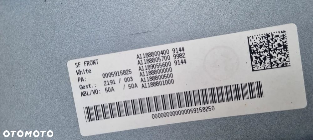 Mercedes CLA 118 2019- zderzak przód oryginał MA319 - 16