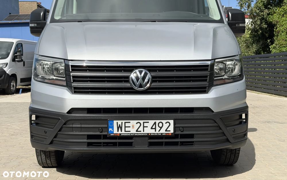 Volkswagen CRAFTER L2H2 Model 2021r WZMOCNIONY VAN 3 osobowy Silnik 2.0TDI 140KM bez BiTurbo! Euro6, Duża ładowność 1.2t, DMC:3.5t, Homologacja VAT-1 Zabudowa paki BOTT, Bogate wyposażenie! OPONY Jak nowe, Fabryczne ogrzewanie oraz wentylacja pojazdu ze zdalnym sterowaniem OEM Eberspacher Airtronic M2 3,5kW, Android Auto, Apple CarPlay, Parktroniki, Kamera, Nawigacja, Drzwi tył 270' Fotel pilot pneumatyczny z masażem! - 10
