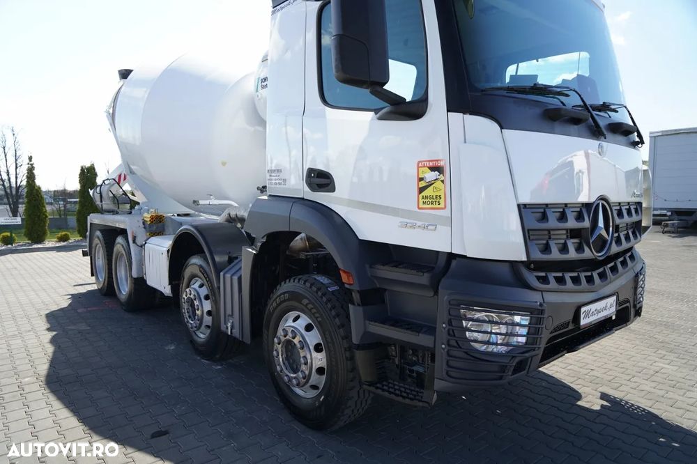 Mercedes-Benz AROCS 3240 / 9M3 BETONIERĂ / 8x4 / SCHWING STETTER / HARDOX / JANTE DIN ALIAJ / 12.2021 - 10