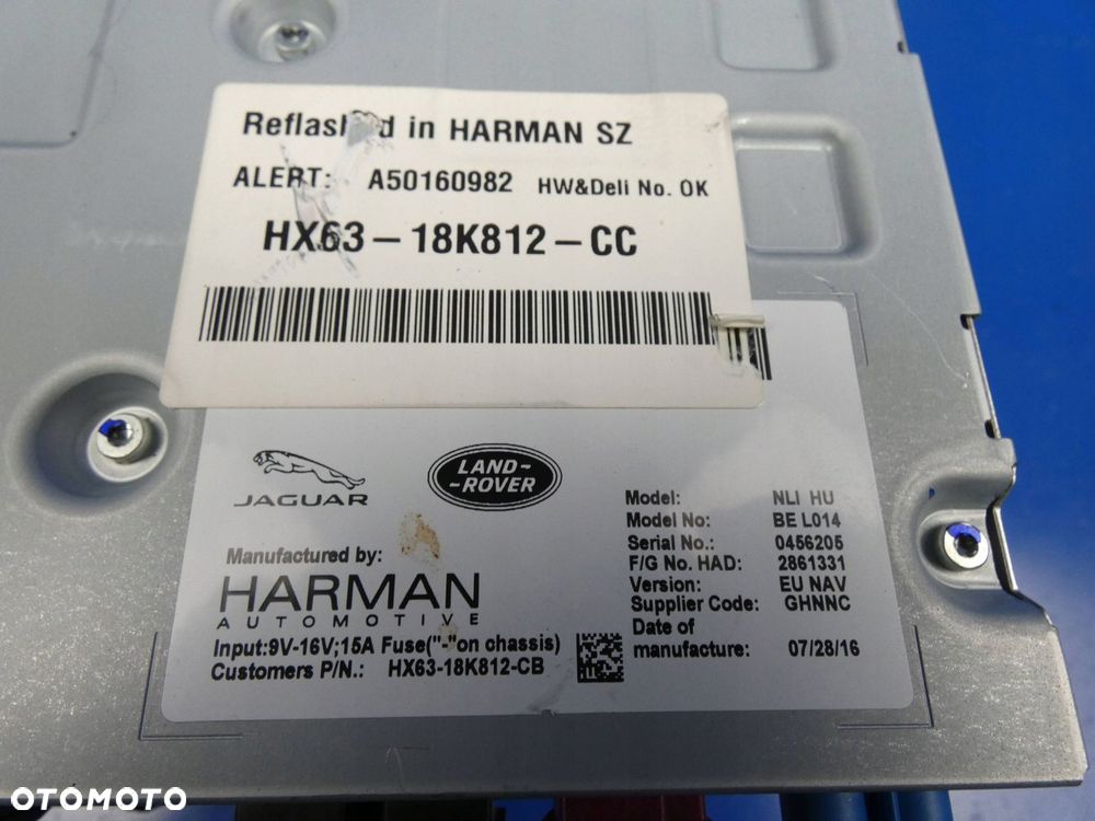 JAGUAR F-PACE X761 XE X760 XF II X260 RADIO FABRYCZNE NAWIGACJA - 3
