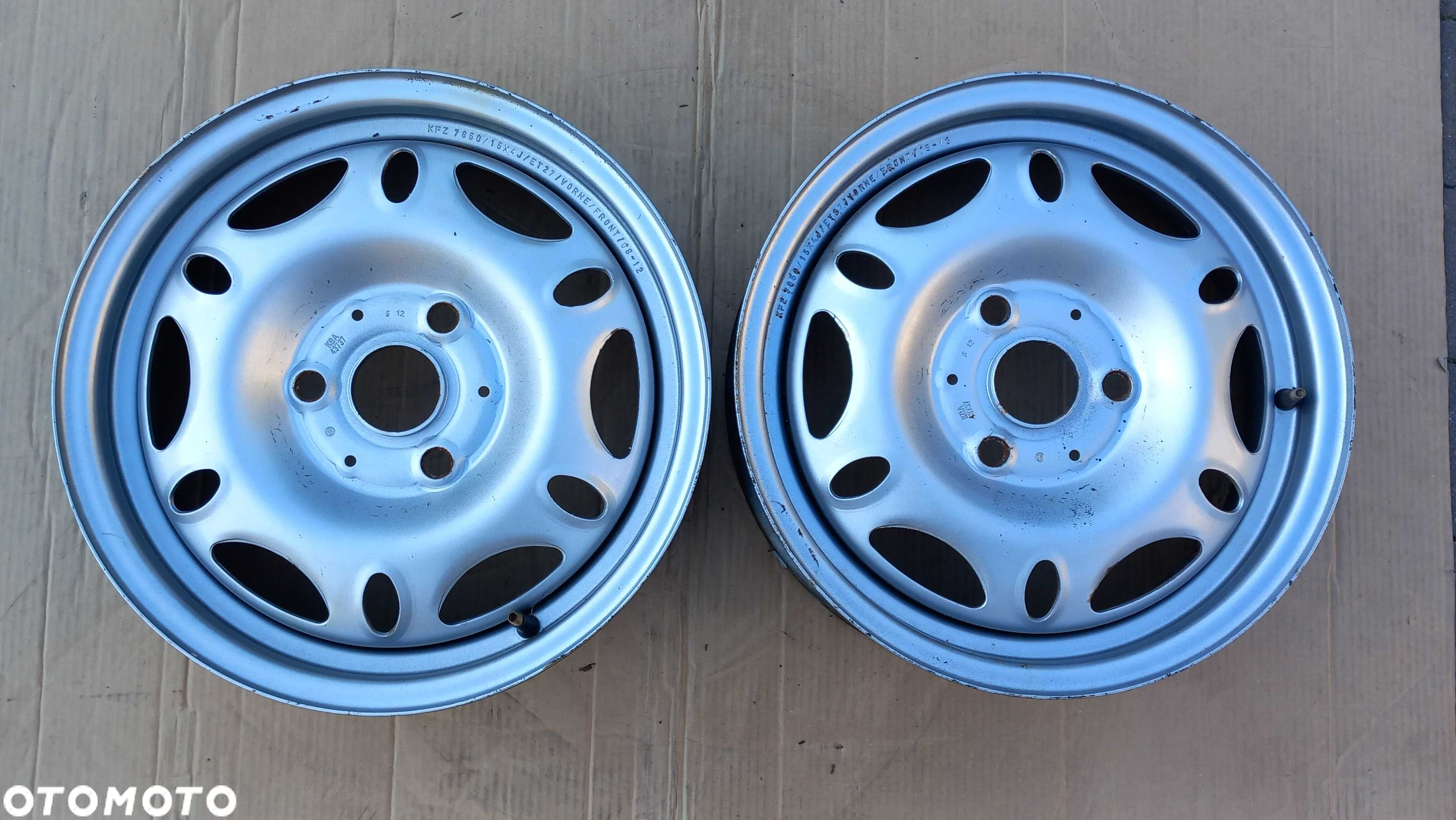 Felgi 2 szt.oryg. SMART 4Jx15 , 3x112.5, ET27, przednie - 2