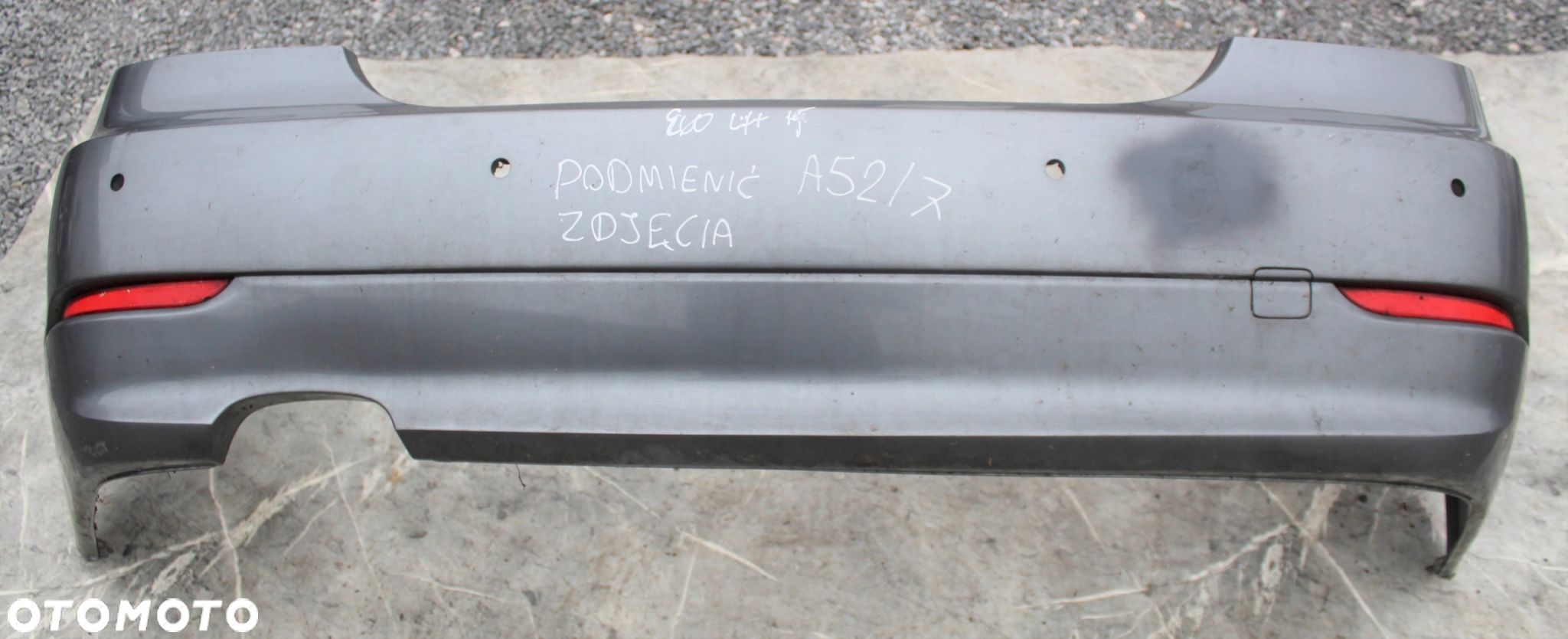 ZDERZAK TYŁ TYLNY BMW E60 LIFT LCI A52 SPACEGRAU - 1