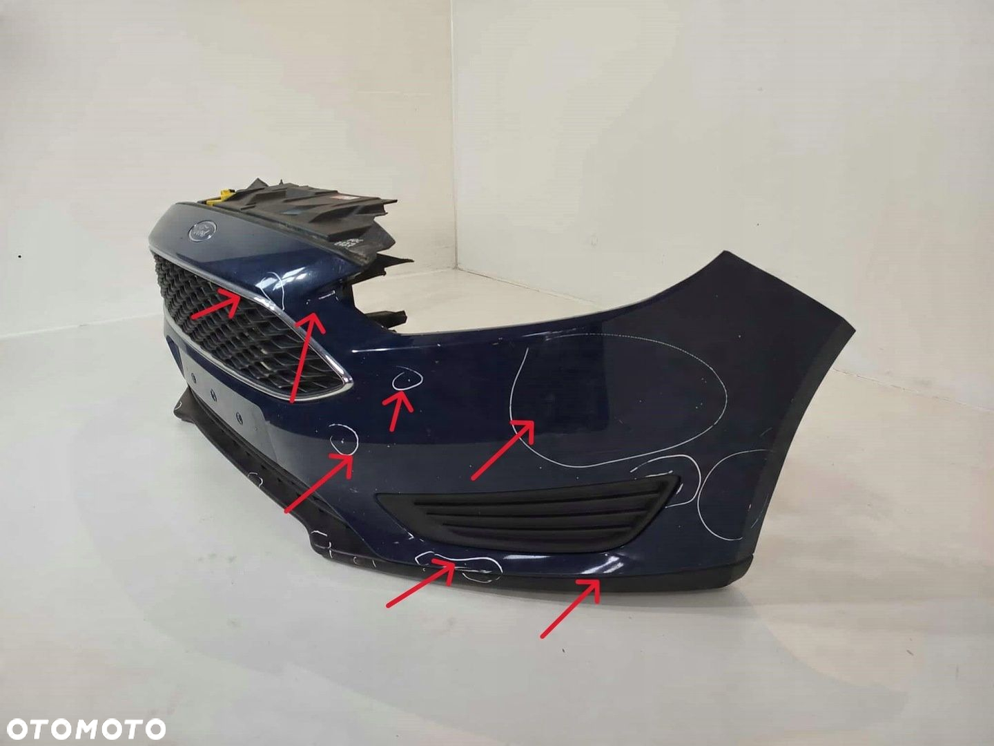 ZDERZAK PRZEDNI PRZÓD GRILL FORD FOCUS MK3 LIFT 14-18 - 5
